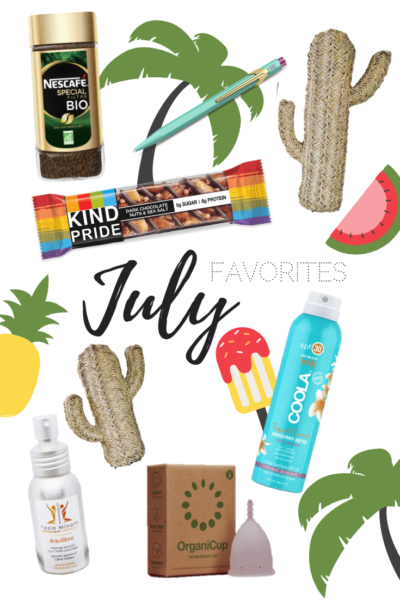 Mes favoris du mois de juillet